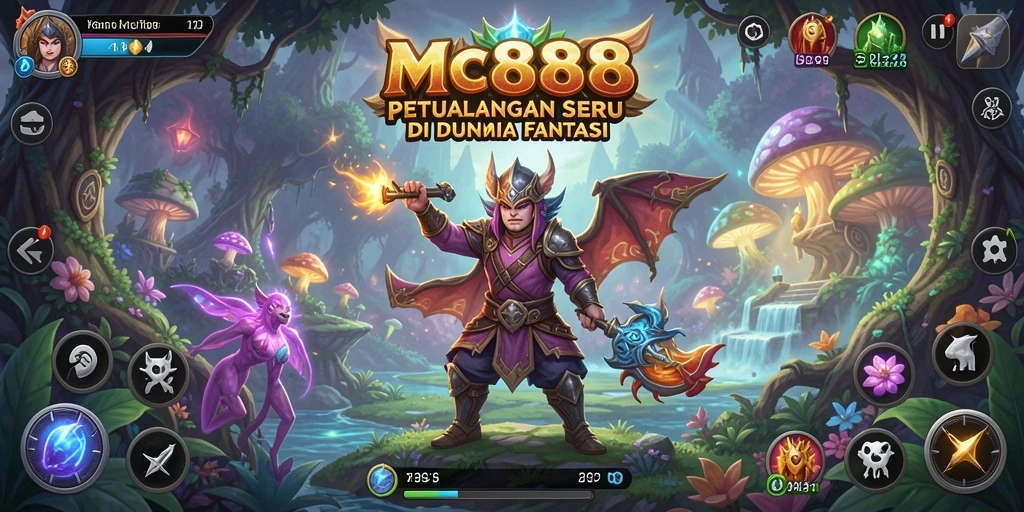 Tampilan gameplay MC888 yang menakjubkan dan penuh warna.