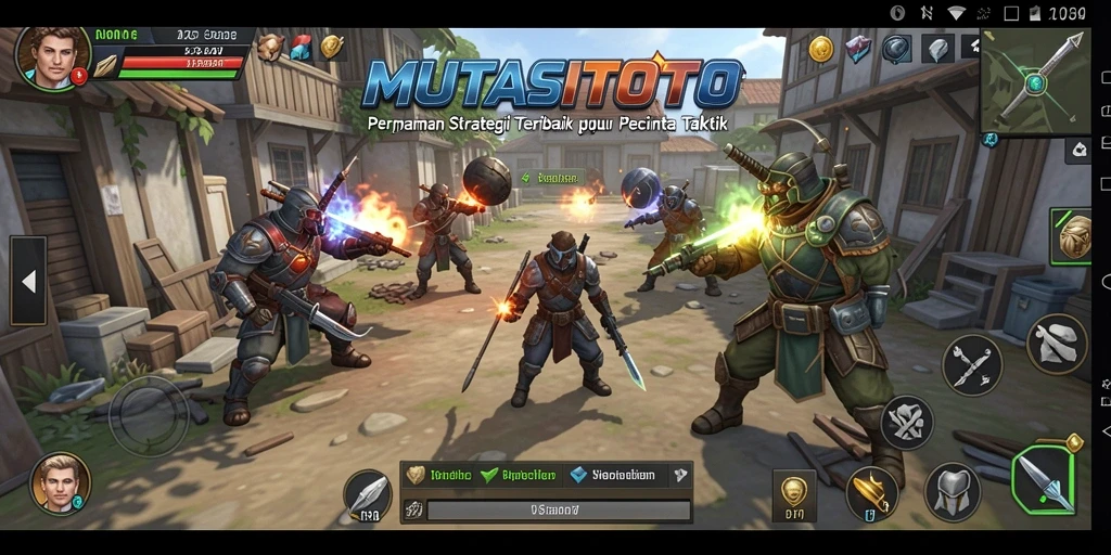 Screenshot utama menampilkan aksi strategis di dunia MUTASITOTO.