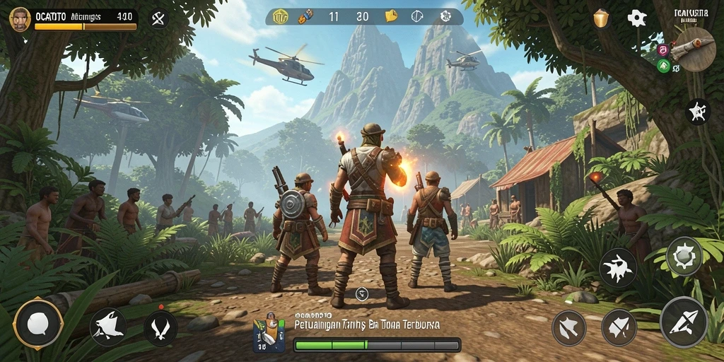 Screenshot gameplay OCATOTO menampilkan petualangan seru dalam dunia terbuka.