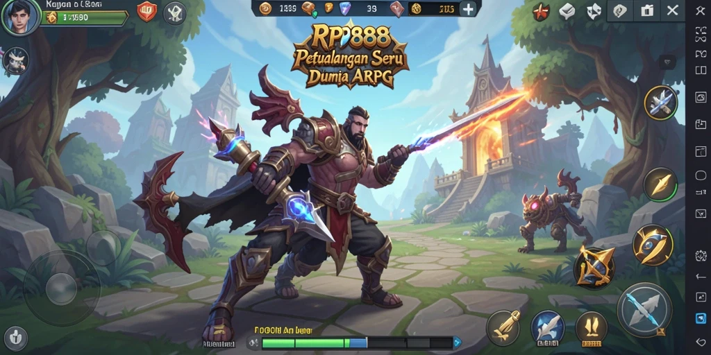 Gameplay seru dan pertarungan menantang dalam RP888.