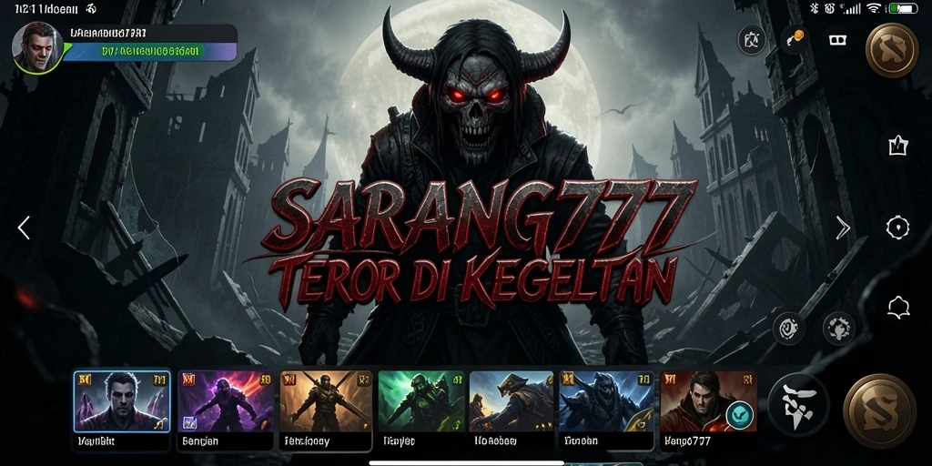 Screenshot tampilan gameplay SARANG777 yang menegangkan.